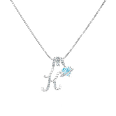 Novakoen Initial Necklace | 14K plated
