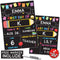 First Day of School Chalkboard Sign | 10x14 Double-Sided