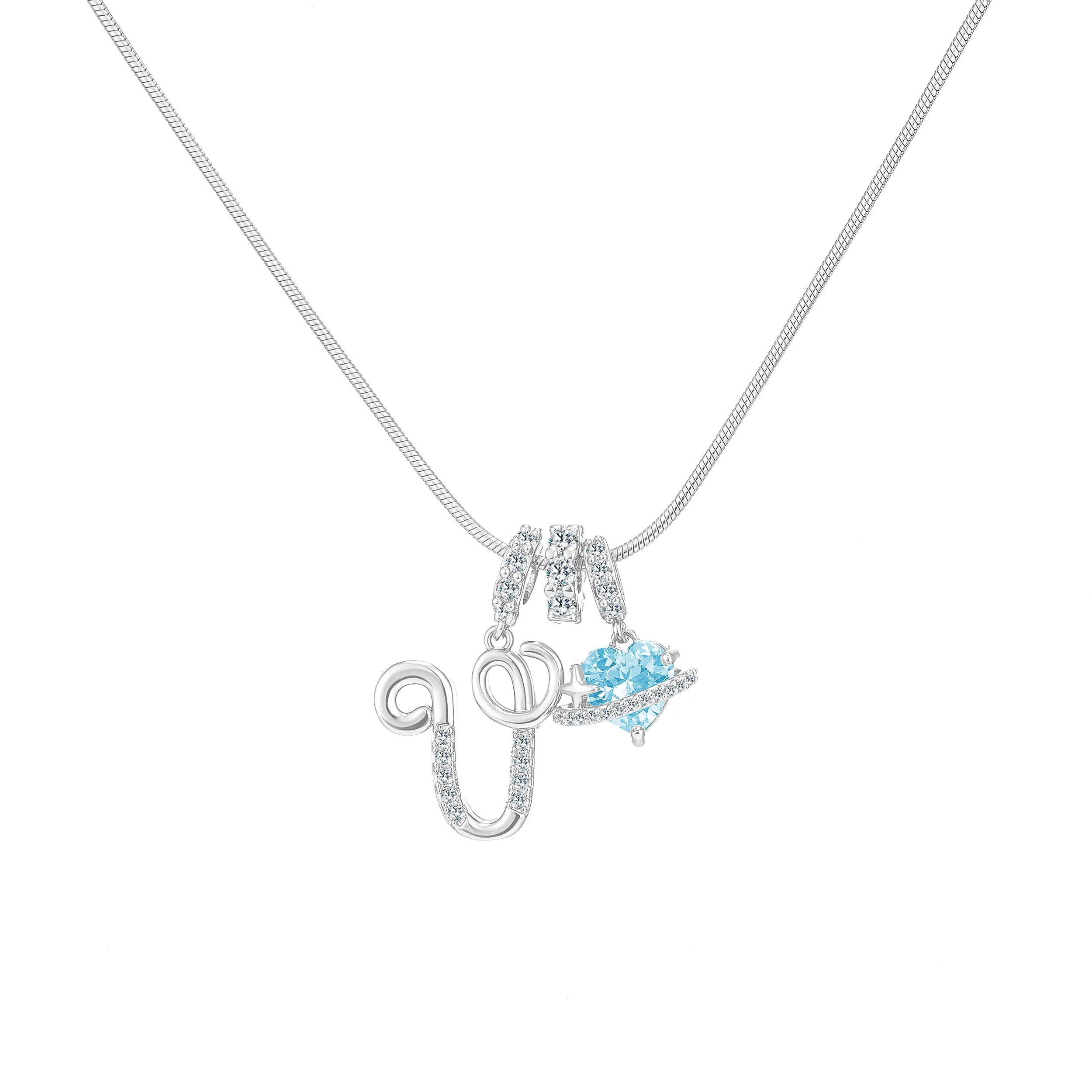 Novakoen Initial Necklace | 14K plated