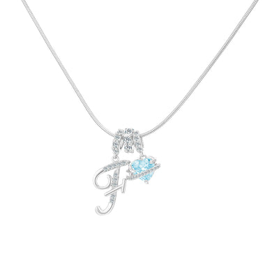 Novakoen Initial Necklace | 14K plated